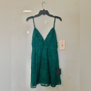 Lulus Emerald-Green Midi Dress